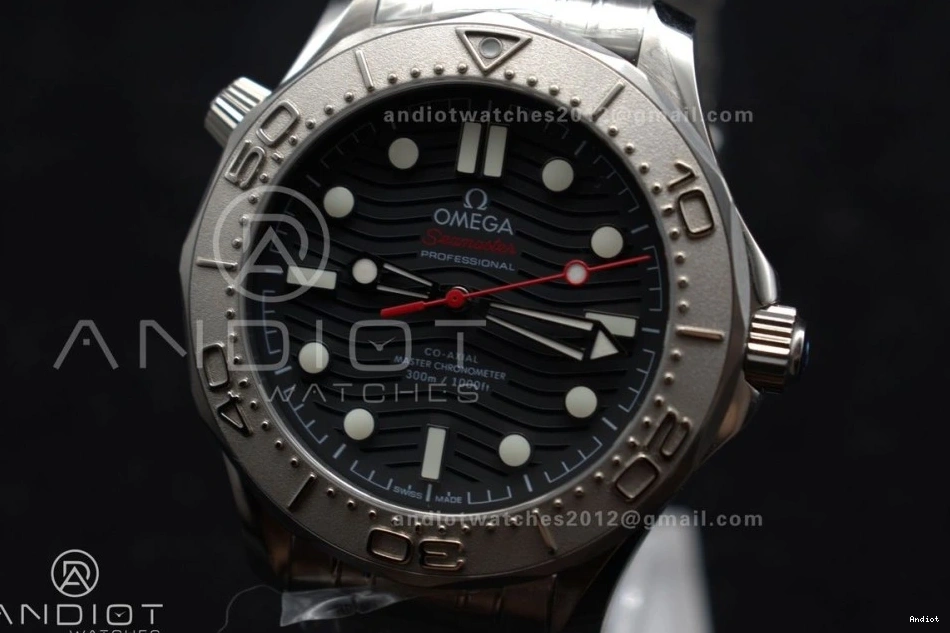 Best Nekton Bracelet Black VSF 300M A8806 Edition Seamaster SS 1:1 Diver Dial on 1231
